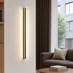 Aplique de Pared LED Moderno de Diseño Largo en Acabado Cepillado