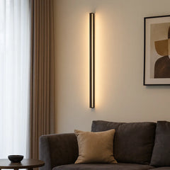Aplique de Pared LED Moderno de Diseño Largo en Acabado Cepillado