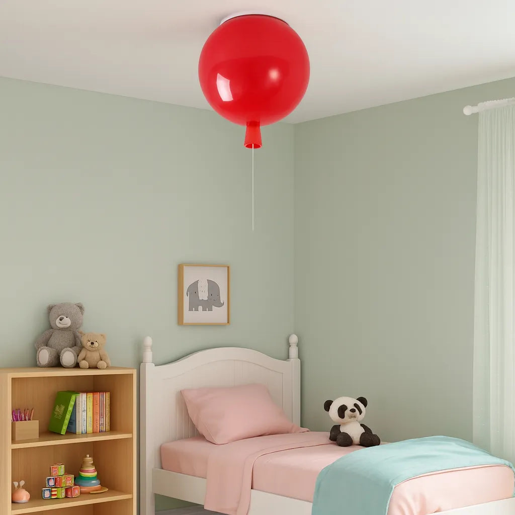 Lámpara de Techo LED Infantil con Diseño de Globos para Habitación de Niños