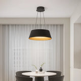Lámpara Colgante Moderna Redonda de Diseño a Rayas LED para Comedor, Ø 46 cm