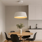 Lámpara Colgante Moderna Redonda de Diseño a Rayas LED para Comedor, Ø 46 cm