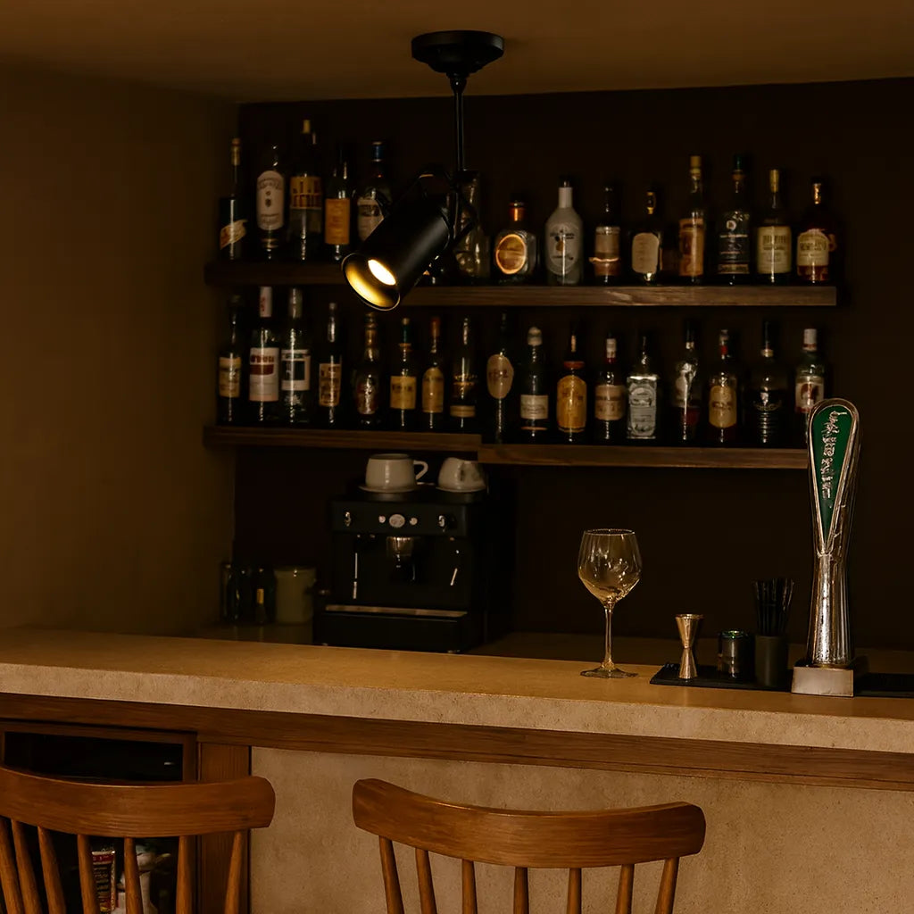 Foco de Techo LED Industrial de Hierro con Ángulo Ajustable