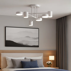 Lámpara de Techo Nórdica de Hierro con Brazo Orientable para Dormitorio