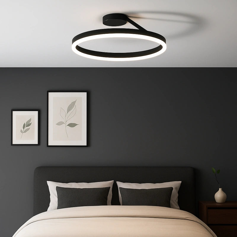 Lámpara LED circular de techo moderna Ø50 cm dormitorio