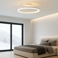 Plafón LED de Techo Moderno Regulable en Forma de Anillo para Dormitorio