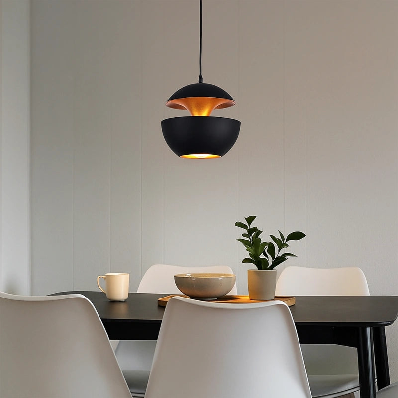 Lámpara Colgante con Forma de Manzana de Hierro Estilo Nórdico para Comedor