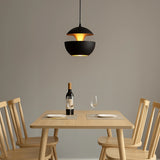 Lámpara colgante moderna con diseño de manzana y altura regulable para comedor