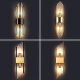 Aplique de pared de cristal moderno LED de diseño elegante para salón