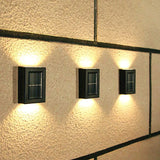 Luz de pared solar al aire libre