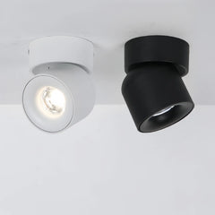 Foco orientable de techo LED moderno de metal para salón