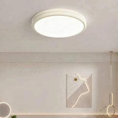 Plafón de techo redondo nórdico LED con luz suave para dormitorio