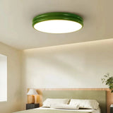 Plafón de techo redondo nórdico LED con luz suave para dormitorio
