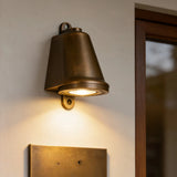 Aplique de pared exterior vintage LED IP65 de metal para porche