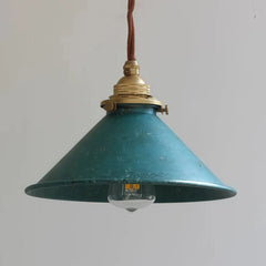 Lámpara colgante vintage industrial de hierro regulable en altura para comedor
