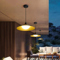 Lámpara colgante exterior moderna de aluminio con LED IP65 para terraza