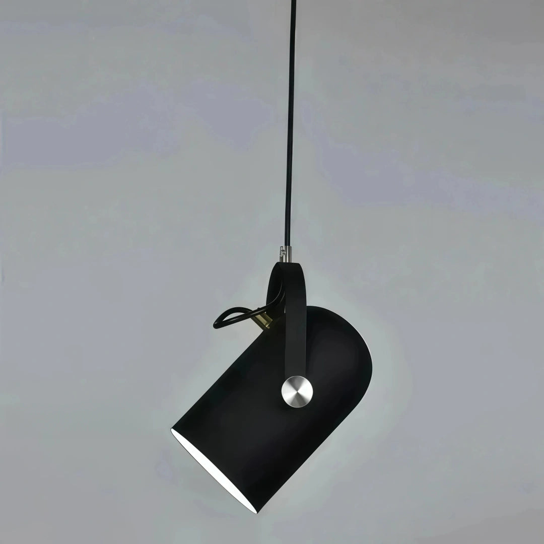Lámpara colgante moderna orientable en color Morandi para mesita de noche
