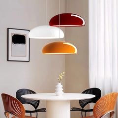 Lámpara Colgante de Metal Estilo Nórdico Cúpula para Comedor
