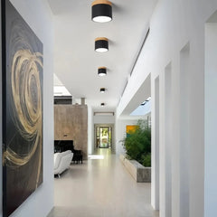 Downlight de superficie LED nórdico de metal para pasillo