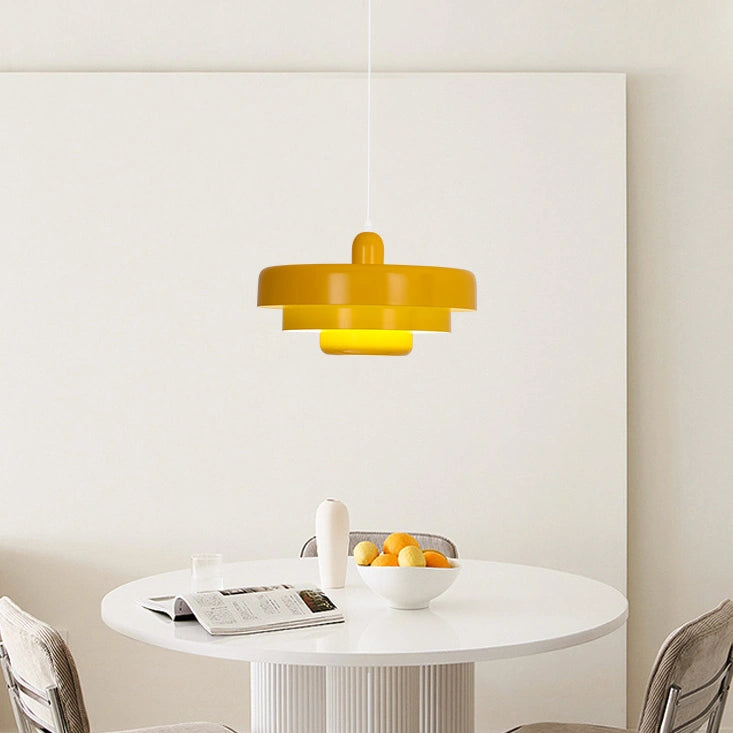 Lámpara Colgante Nórdica Metálica De Tres Niveles Para Mesa Comedor