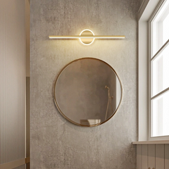 Apliques de luces para baños diseño moderno y simple