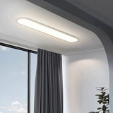 Lámpara de techo ovalada LED regulable minimalista para pasillo