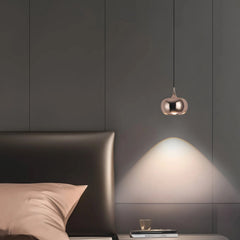 Lámpara colgante moderna LED regulable Ø11 cm para mesita de noche