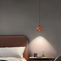 Lámpara colgante moderna LED regulable Ø11 cm para mesita de noche