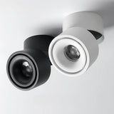 Foco de techo orientable cilíndrico moderno LED Ø 10 cm