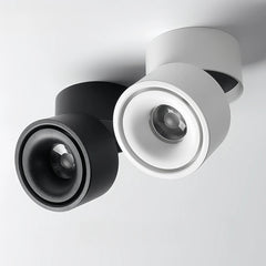 Foco de techo orientable cilíndrico moderno LED Ø 10 cm