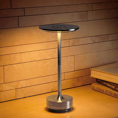 Lámpara de mesa regulable táctil LED moderna de aluminio para salón