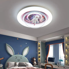 Lámpara de techo astronauta LED regulable para dormitorio infantil moderno