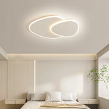 Plafón triangular de diseño moderno con LED blanco para dormitorio