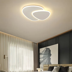 Plafón triangular moderno regulable blanco para dormitorio
