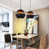 Lámpara colgante moderna con diseño de manzana y altura regulable para comedor