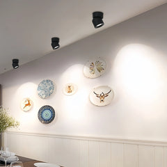 Foco orientable de techo LED moderno de metal para salón