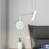 Lámpara de pared para lectura moderna LED orientable para dormitorio