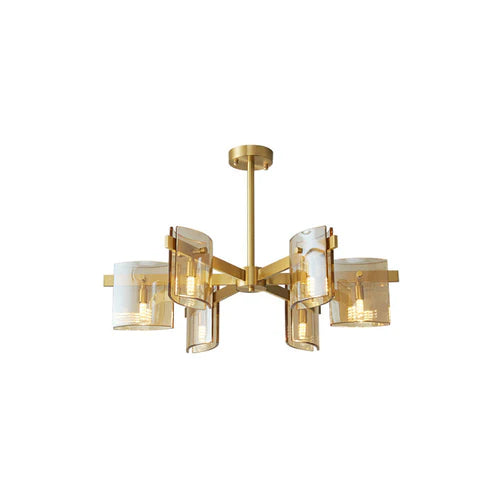 Gold Multi-Arm Bedroom Modern Chandelier