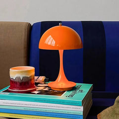 Lámpara de mesa recargable nórdica con LED táctil en tonos macaron para salón