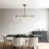 Lámpara colgante infinito LED de diseño moderno para isla de cocina