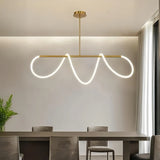 Lámpara colgante infinito LED de diseño moderno para isla de cocina