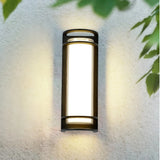 Aplique para exterior LED IP65 de metal negro con diseño moderno