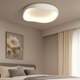Lámpara de techo de diseño moderno redonda LED blanca luz suave para dormitorio
