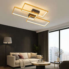 Lámpara de Techo LED Moderna de Diseño Creativo Geométrico y Regulable para Salón
