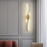 Wave Linear Remote Control Modern Wall Lights