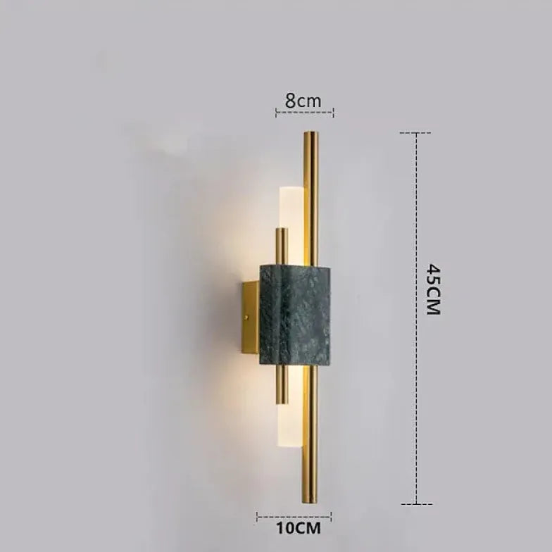 Aplique de pared nórdico creativo de mármol para sala