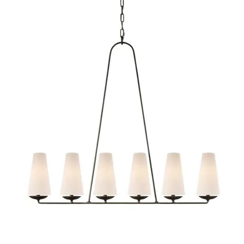 Tapered Chain Living Room LED Chandelier