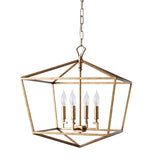 Geometric Cage Candelabra-style Vintage Industrial Ceiling Light