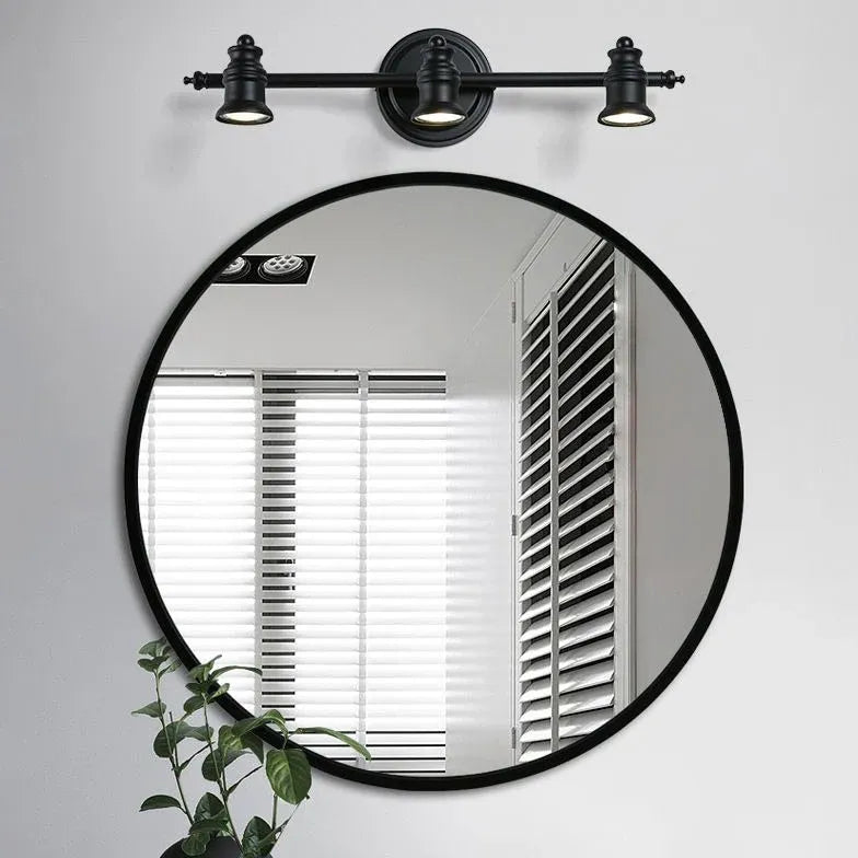 Apliques de pared para baño vintage Bell Black 