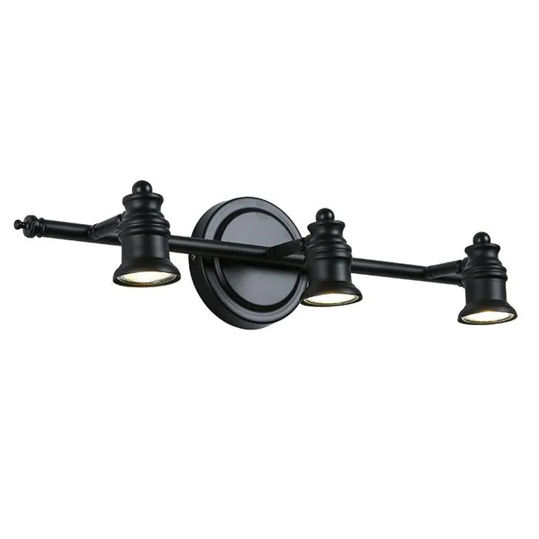 Apliques de pared para baño vintage Bell Black 