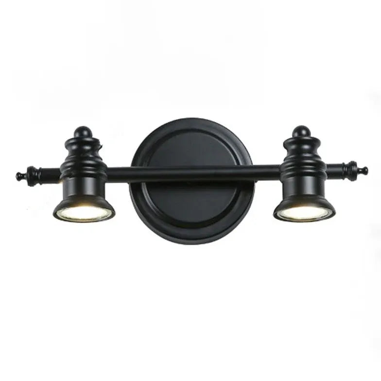 Apliques de pared para baño vintage Bell Black 